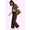 Kadın Pamuk Wide Leg Pantolon Günlük Kullanım İçin Mükemmel Hafta Sonu Yaz Aylarının Vazgeçilmezi