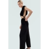 Kadın Pamuklu Dokuma Plaj Bluz Pantolon Takımı Rahat Yaz Kombinleri İçin Modern Stil
