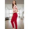 Kadın Pamuklu Kalpli Desenli Rahat Pijama Takımı Kullanım Modern Stil Premium Kalite Seçkin Malzeme