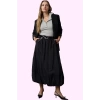 Kadın Polyester Dokuma Maxi Etek Rahat ve Şık Günlük Kullanım Hafta Sonu Dayanıklı Malzeme