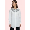 Kadın Polyester Tunik Gömlek Ramadan Koleksiyonu Bebe Yaka Günlük Stil Yaz Aylarının Vazgeçilmezi