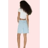 Kadın Rahat Kesim Denim Bermuda Şort Pamuk Yaz Günlük Kombin Hafta Sonu Stilin Buluştuğu Yer