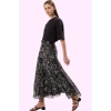 Kadın Rahat Kloş Maxi Etek Polyester Animal Desenli Tüm Sezonlar Yaz Aylarının Vazgeçilmezi