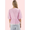 Kadın Regular Kalıp Ekose Terrycotton Gömlek Bisiklet Yaka Günlük Kombinler Modern Tasarım