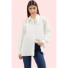 Kadın Regular Kalıp Uzun Kollu Pamuk Polyester Gömlek Modern Günlük Stil Dayanıklı Malzeme