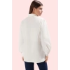 Kadın Regular Kalıp Uzun Kollu Pamuk Polyester Gömlek Modern Günlük Stil Dayanıklı Malzeme