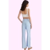 Kadın Regular Pantolon Finike Dokuma Kumaş Casual Stil Rahat Kesim Yaz Aylarının Vazgeçilmezi