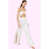 Kadın Relaxed Fit Yüksek Bel Pantolon Yazlık Geniş Paça Plaj Şıklığı Yaz Aylarının Vazgeçilmezi