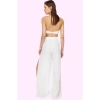 Kadın Relaxed Fit Yüksek Bel Pantolon Yazlık Geniş Paça Plaj Şıklığı Yaz Aylarının Vazgeçilmezi
