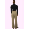 Kadın Renk Casual Yüksek Bel Geniş Paça Pantolon Günlük Kullanım Yaz Aylarının Vazgeçilmezi
