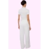 Kadın Renk Casual Yüksek Bel Geniş Paça Pantolon Günlük Kullanım Yaz Aylarının Vazgeçilmezi