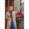 Kadın Retro Stil El Çantası Omuz Askılı Suni Deri Günlük Ve Şık Kombinler İçin Uzun Ömürlü