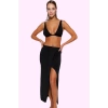 Kadın Sandy Dokuma Plaj Eteği Maxi Boy Sarong Stil Rahat Yazlık Yaz Aylarının Vazgeçilmezi