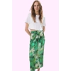 Kadın Sarong Siluet Midi Etek Yırtmaçlı Anvelop Batik Desenli Yazlık Yaz Aylarının Vazgeçilmezi