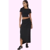 Kadın Sarong Silüetli Midi Etek; Aerobin Kumaş; Günlük Kullanım Yaz Aylarının Vazgeçilmezi