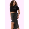 Kadın Saten Dokuma Etek Midi Boy A line Kesim Casual Günlük Kullanım Yaz Aylarının Vazgeçilmezi