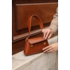 Kadın Şık Minimal Süet Kol Çantası Kapaklı Tasarım Günlük ve Özel Modern Stil Günlük Kullanım İçin