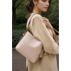 Kadın Şık Yumuşak Shopper Ayarlanabilir Askılı Deri Omuz Çantası Geniş Hacimli Günlük