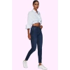 Kadın Skinny Jean Yüksek Bel İncelten Etki Stretch Dokuma Günlük Yaz Aylarının Vazgeçilmezi
