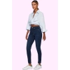 Kadın Skinny Jean Yüksek Bel İncelten Etki Stretch Dokuma Günlük Yaz Aylarının Vazgeçilmezi