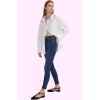 Kadın Skinny Jean Yüksek Bel Stretch Dokuma Günlük Ve İş Hayatı Yaz Aylarının Vazgeçilmezi