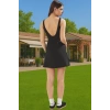 Kadın Spor Elbise İçi Şortlu Örme Kumaş Rahat Yaz Koleksiyonu Dayanıklı Malzeme Dayanıklı Malzeme