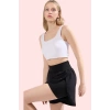 Kadın Spor Şort Reflektör Detaylı Kısa Boy Normal Bel Likra Günlük Kullanım Modern Tasarım