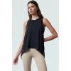 Kadın Spor Yoga Üstü Micro Örme Polyester Bluz Zarifane Tasarım Trend Şık Görünüm