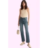 Kadın Straight Jean Pantolon Yüksek Bel Pamuk Günlük Şıklık Hafta Sonu Yaz Aylarının Vazgeçilmezi