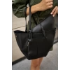 Kadın Suni Deri Geniş Omuz Çantası Çıkarılabilir Cüzdanlı Günlük Kullanım Modern Stil Rahat Ve Şık