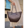 Kadın Suni Deri Geniş Omuz Çantası Çıkarılabilir Cüzdanlı Günlük Kullanım Modern Stil Rahat Ve Şık