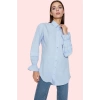 Kadın Terrycotton Bluz Regular Kalıp Düğmeli Kapatma Yazlık Günlük Yaz Aylarının Vazgeçilmezi