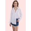 Kadın Terrycotton Dokuma Gömlek Büzgülü Kollarla Rahat Günlük Stil Yaz Aylarının Vazgeçilmezi