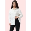 Kadın Terrycotton Dokuma Gömlek Oversize Taş Detaylı Günlük ve Şık Yaz Aylarının Vazgeçilmezi