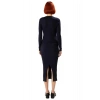 Kadın Triko Kumaş Bodycon Kesim Maxi Boy Kolsuz Elbise ve Standart Kol Hırka Seti Şık Rahatlık