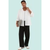 Kadın Unisex Oversize Fit Gömlek Düz Desen Günlük Kullanım İçin Yaz Aylarının Vazgeçilmezi