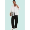 Kadın Unisex Oversize Fit Gömlek Düz Desen Günlük Kullanım İçin Yaz Aylarının Vazgeçilmezi