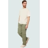 Kadın Unisex Regular Fit Kargo Pantolon Pamuk Gabardin Kumaş Günlük Kullanım Modern Tasarım