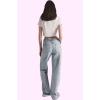 Kadın Uzun Boy Denim Pantolon Geniş Paça Tasarım Pamuk Yazlık Günlük Kullanım Kaliteli Malzeme