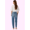 Kadın Uzun Boy Normal Bel Denim Mom Jean Geniş Paça Comfort Günlük Yaz Aylarının Vazgeçilmezi