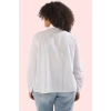 Kadın Uzun Kollu Dokuma Gömlek Büyük Beden Rahat Kalıp Günlük Stil Yaz Aylarının Vazgeçilmezi