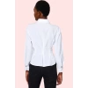 Kadın Uzun Kollu Gömlek Pamuk Polyester Terrycotton Kumaş Günlük Kullanım Kaliteli Malzeme
