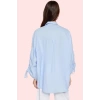 Kadın Uzun Kollu Pamuklu Gömlek; Ramadan Koleksiyonu Rahat Kalıp Günlük Stil Modern Tasarım
