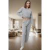 Kadın Waffle Kumaş Pijama Takımı Regular Kalıp Uzun Paça Homewear Kaliteli İşçilik Premium Kalite