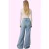 Kadın Wide Leg Comfort Jean Pantolon Pamuk Uzun Boy Günlük Şıklık Yaz Aylarının Vazgeçilmezi