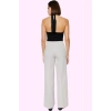 Kadın Wide Leg Pantolon Dokuma Kumaş Normal Bel Regular Boy Günlük Şıklık Kaliteli Malzeme