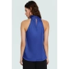 Kadın Yazlık Bluz Halter Yaka Pilise Dokuma Regular Kalıp Polyester Kumaş