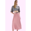 Kadın Yazlık Casual A Line Maxi Etek Yüksek Bel Örme Günlük Kullanım Yaz Aylarının Vazgeçilmezi