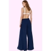 Kadın Yazlık Crinkle Dokuma Geniş Paça Pantolon Rahat ve Şık Günlük Kullanım Modern Tasarım
