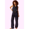 Kadın Yazlık Keten Wide Leg Pantolon Yüksek Bel Düz Desen Günlük Stil Yaz Aylarının Vazgeçilmezi
